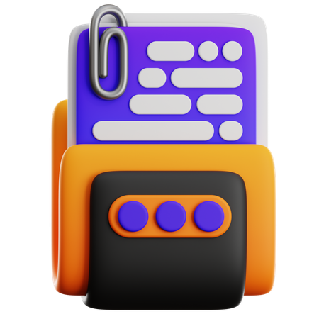 File Folder  3D Icon