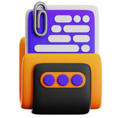 File Folder  3D Icon