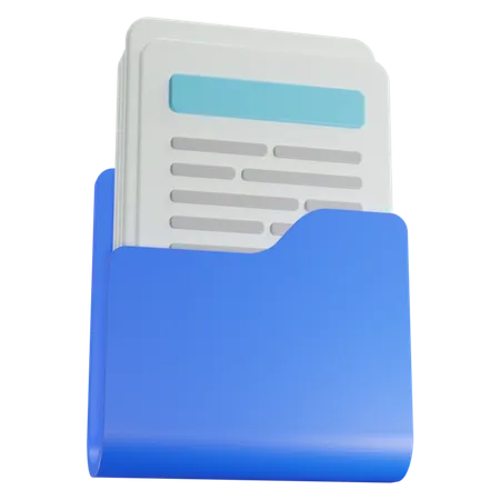 File Folder  3D Icon