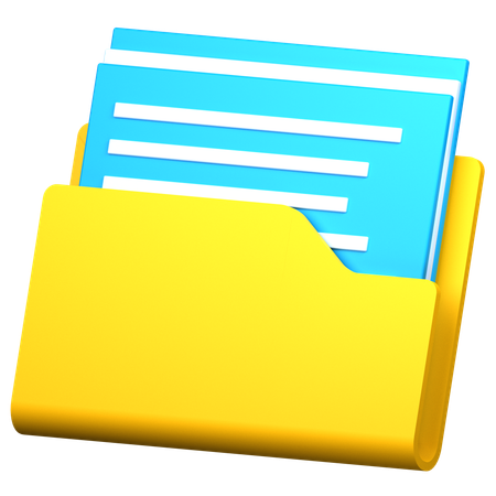 File Folder  3D Icon