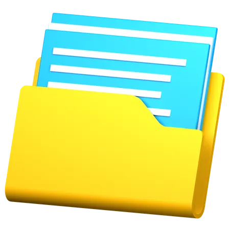 File Folder  3D Icon