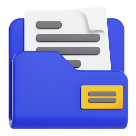 File Folder  3D Icon