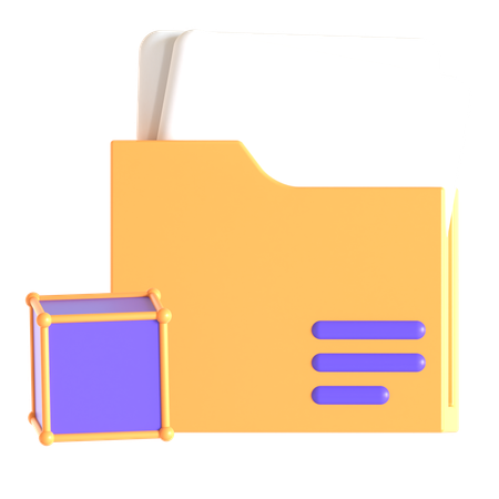 File Folder  3D Icon