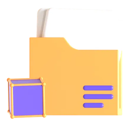 File Folder  3D Icon