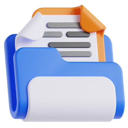 File Folder  3D Icon