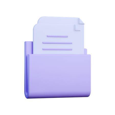 File Folder  3D Icon