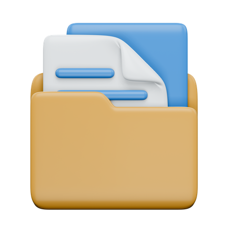 File Folder  3D Icon