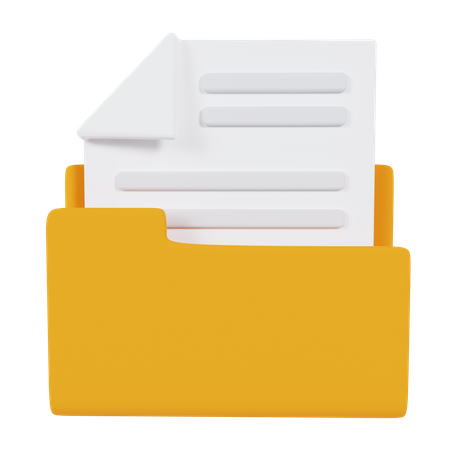 File Folder  3D Icon