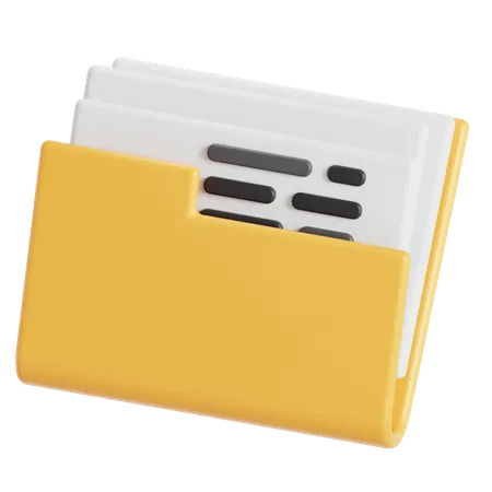 File folder  3D Icon