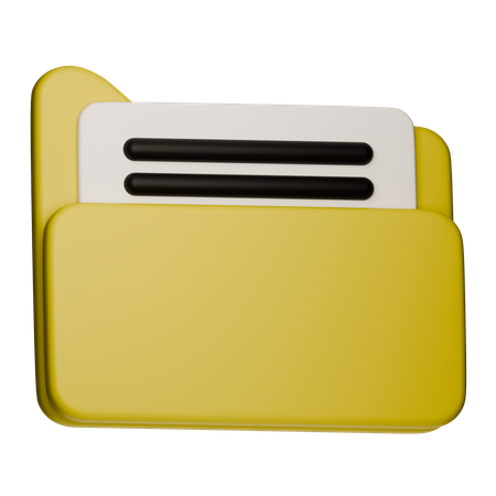 File Folder  3D Icon