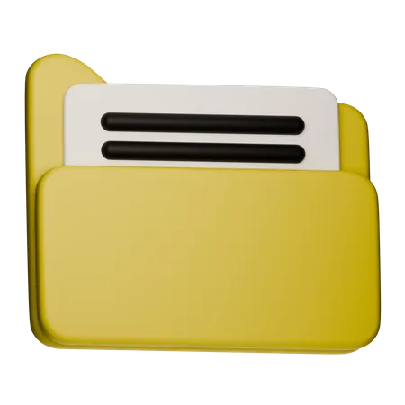 File Folder  3D Icon