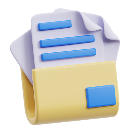 File Folder  3D Icon