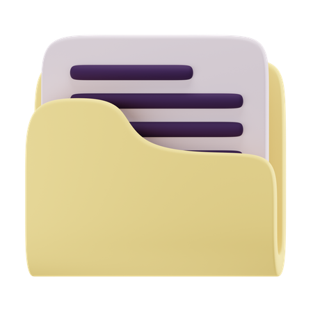 File Folder  3D Icon