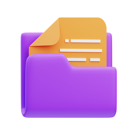 File Folder  3D Icon