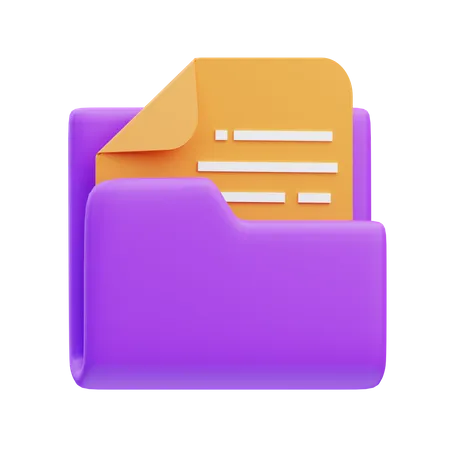 File Folder  3D Icon