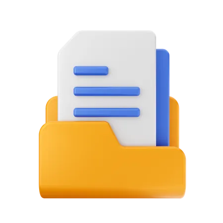 File Folder  3D Icon