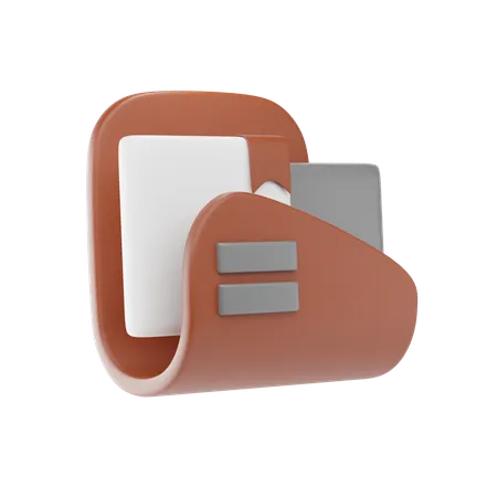 File Folder  3D Icon