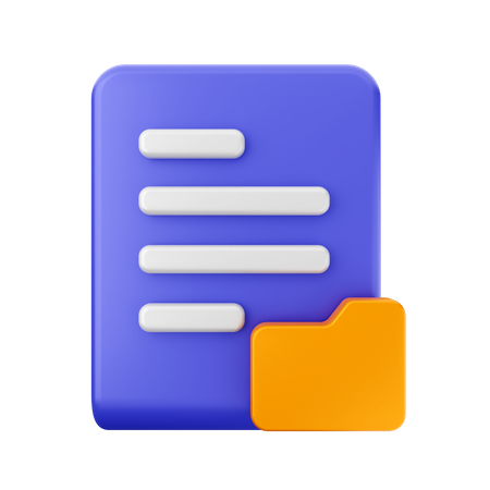 File Folder  3D Icon