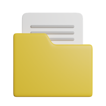 File Folder  3D Icon