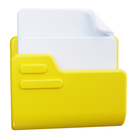 File Folder  3D Icon