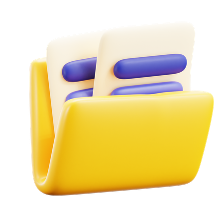 File Folder  3D Icon