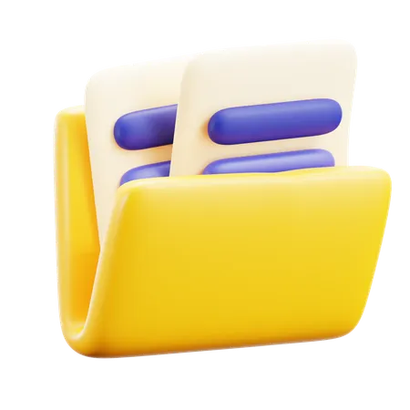 File Folder  3D Icon