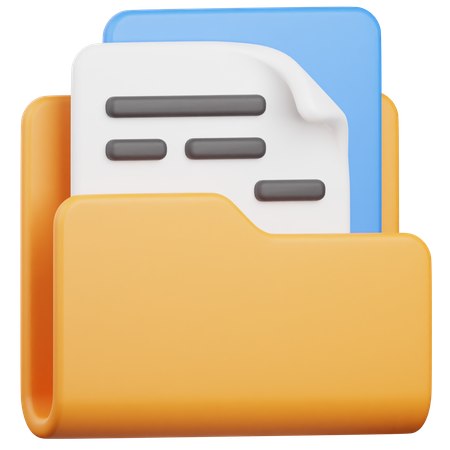 File Folder  3D Icon