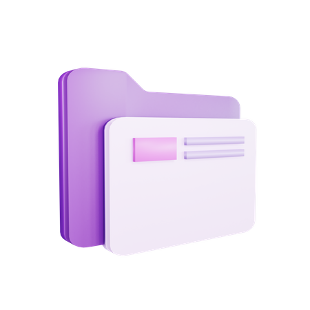 File Folder  3D Icon