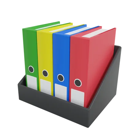 File Folder  3D Illustration