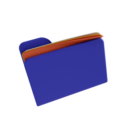 File Folder  3D Illustration