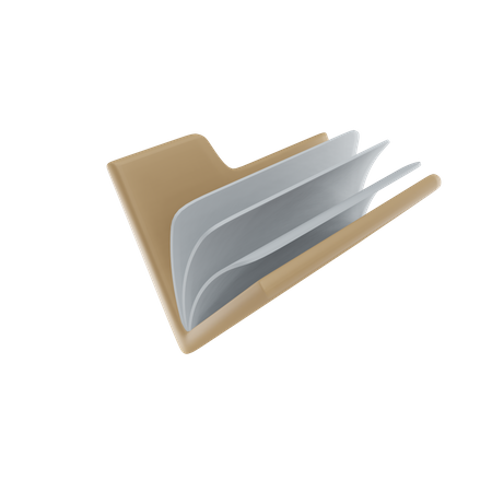 File Folder  3D Illustration