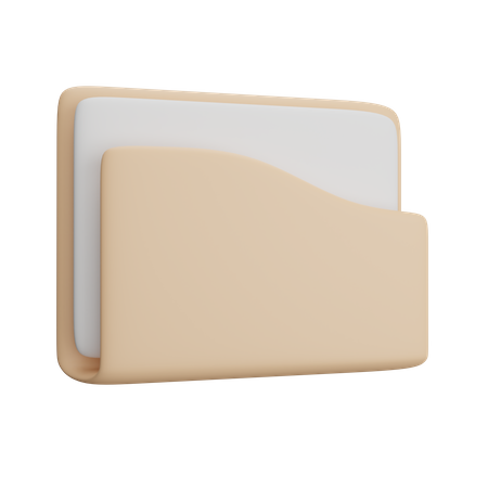 Folder Data 3D Icon