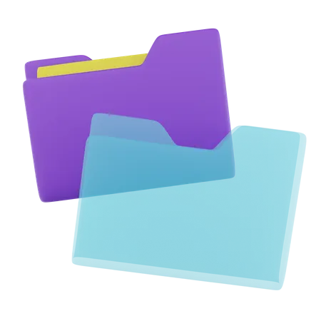 File Folder 3D Icon