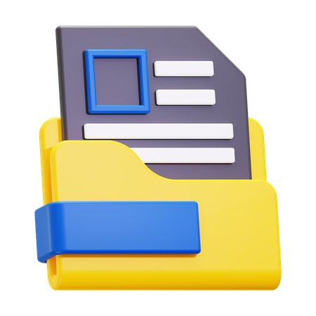 File format  3D Icon