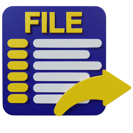 File Forward  3D Icon