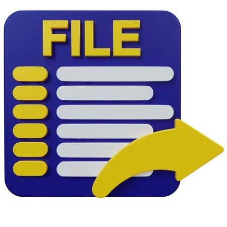 File Forward  3D Icon