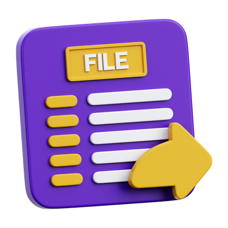 File Forward  3D Icon