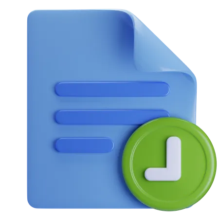 File history  3D Icon