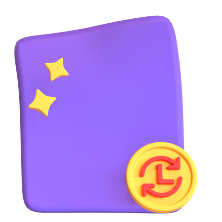 파일 기록  3D Icon