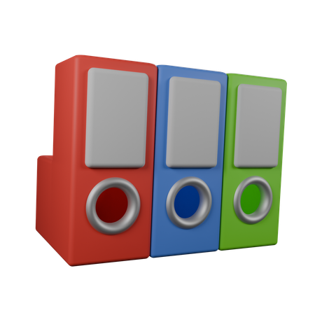 File Holder  3D Icon