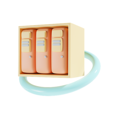 File Holder  3D Icon