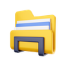 file-holder 3d logo
