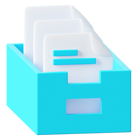 File Holder 3D Icon
