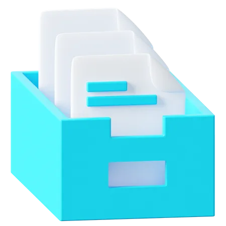 File Holder 3D Icon