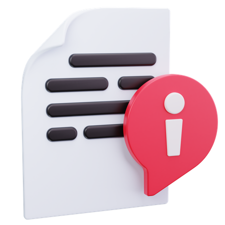 File Info  3D Icon