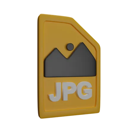 3 D Rendering File JPG Photo 3D Icon