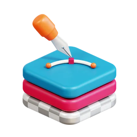 File Layers  3D Icon