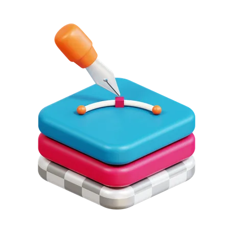 File Layers 3D Icon