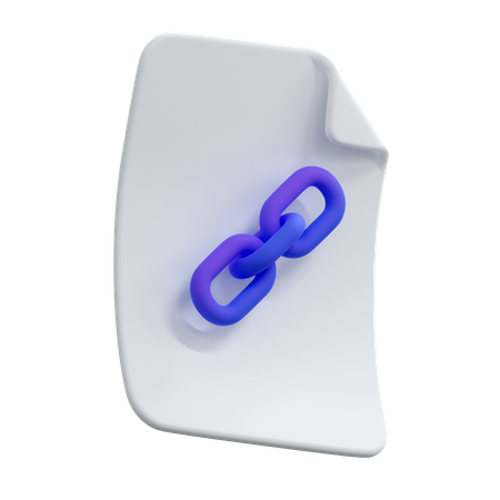파일 링크  3D Icon