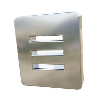 File list 3D Icon